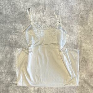 Vintage Beautiful Floral Mesh Slip Dress